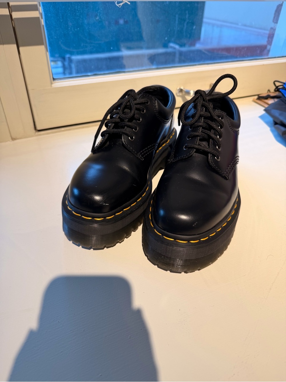 Dr. Martens leather platform 8053